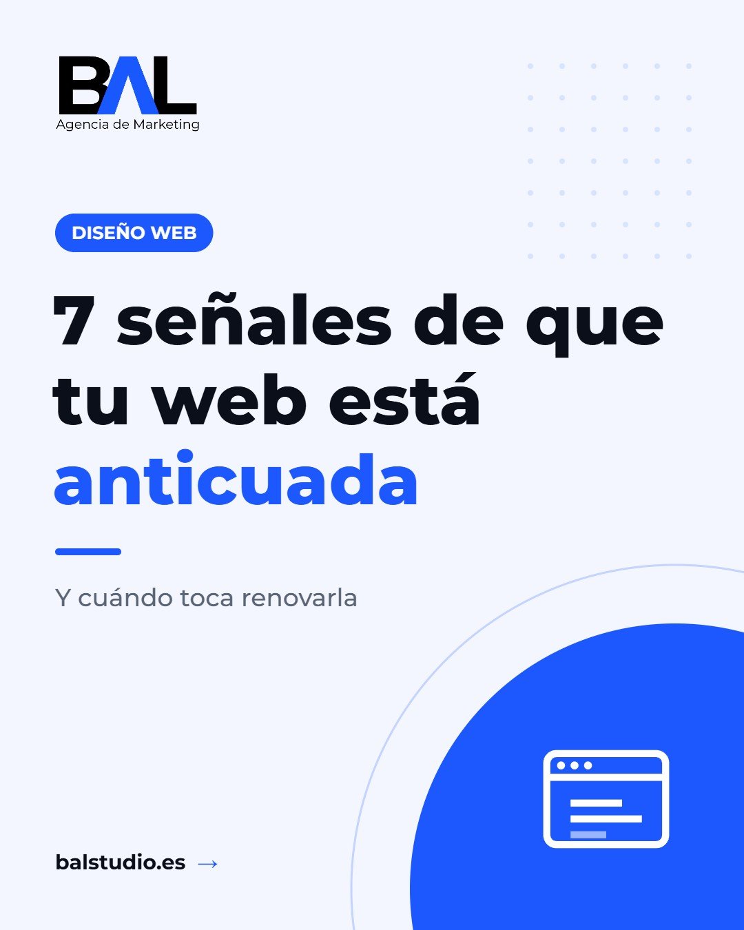 Web anticuada: 7 señales de que tu web necesita una renovación
