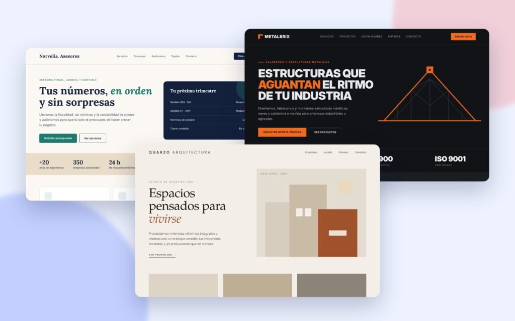 Diseño web en Valladolid: proyectos de BAL vistos en ordenador