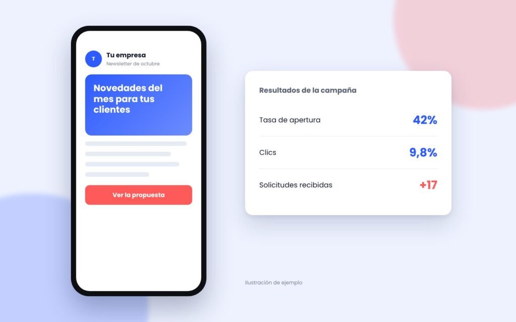 Email marketing en Valladolid: newsletter y resultados de una campaña